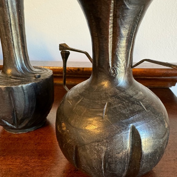 VINTAGE WOOD CANDLESTICK HOLDER - Picture 9 of 14